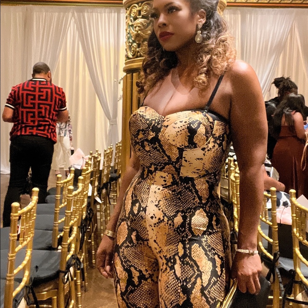 COPY - JLUXLABEL GOLD VONA SNAKESKIN (READ CAREFULLY, 2 SIZES)